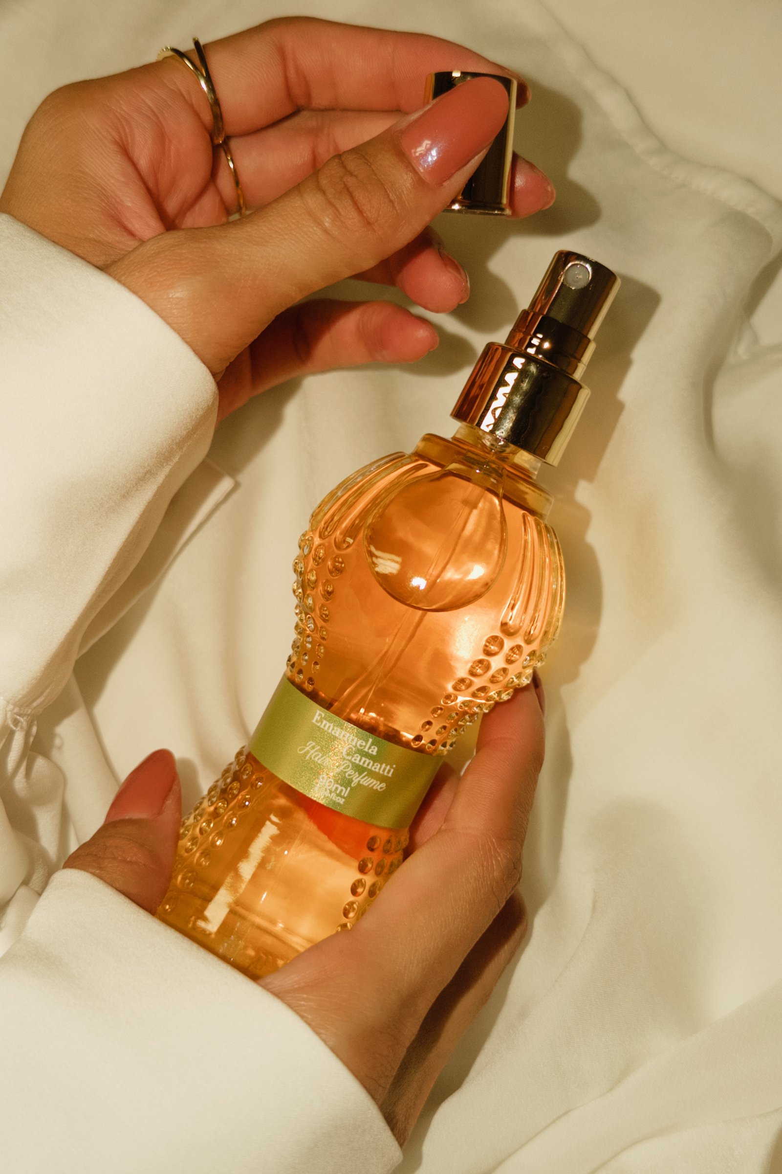 Cabelo bonito e perfumado